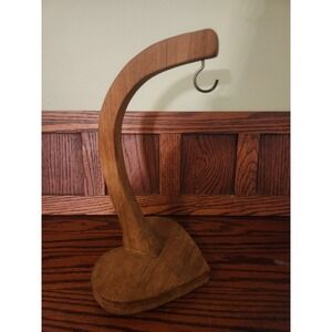 Vintage Handmade Wood Heart Banana Holder Kitchy Cottagecore
